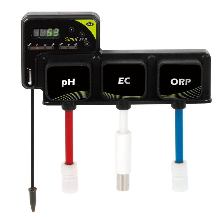 SimuCare Sensor-Hub  With 4 sensors: TEMP,PH,EC and ORP